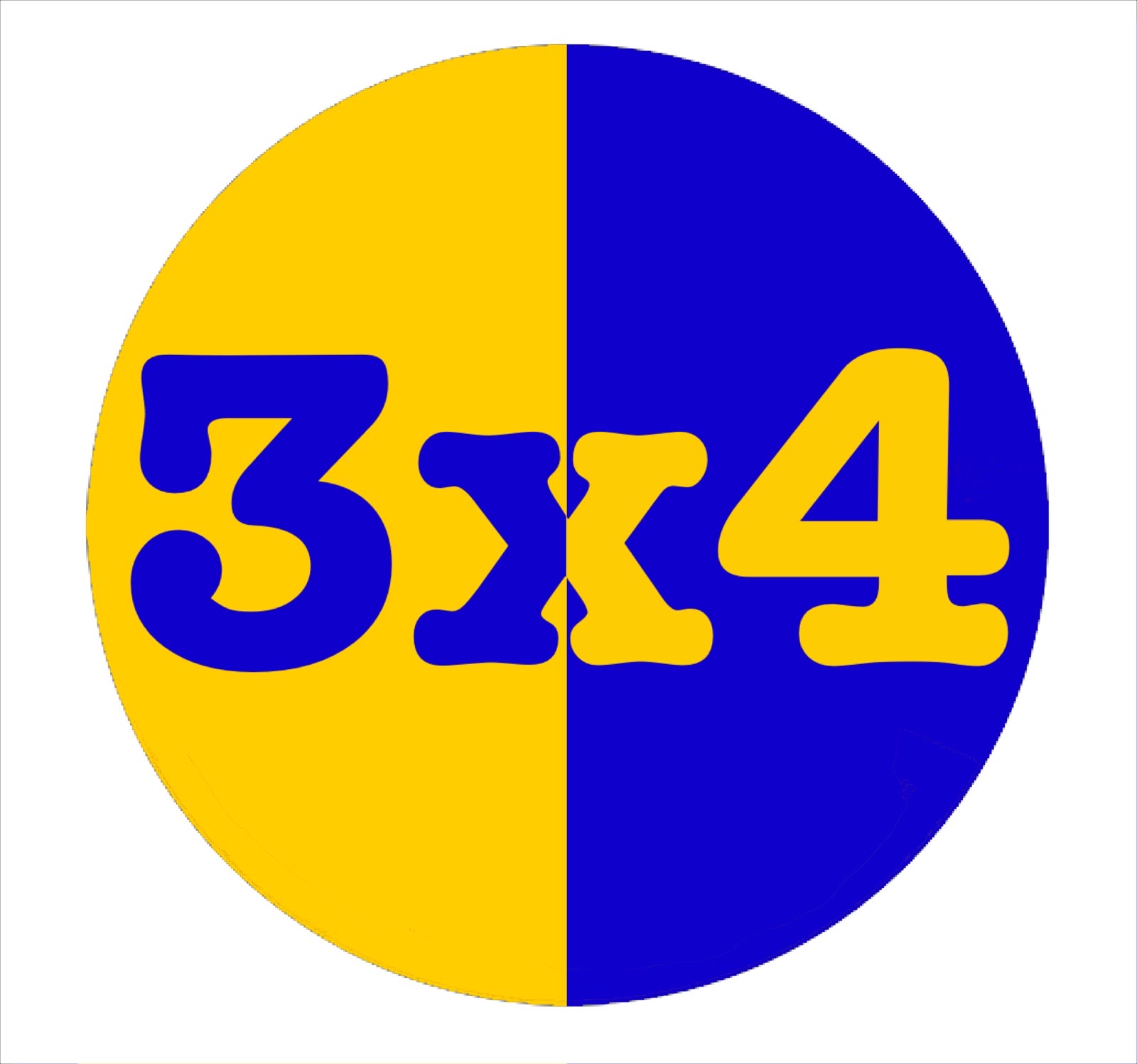 3x4